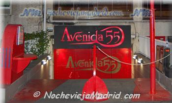 Fiesta de Fin de Año en Avenida 55 2012 - 2013 | Fiestas de Nochevieja en Madrid
